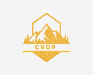 Mountain Outdoor Hiker Logo