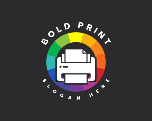 Printer Printing Copier logo design