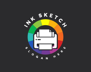 Printer Printing Copier logo design