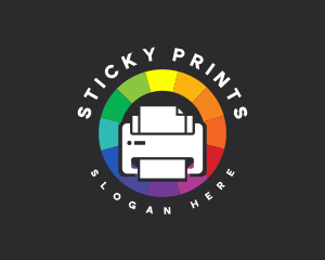 Printer Printing Copier logo design