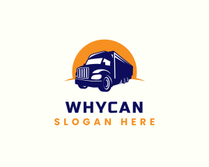 Trading - Logistics Truck Transport logo design