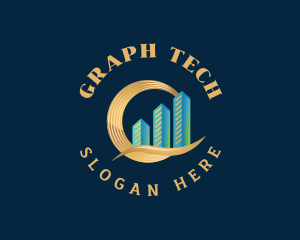 Graph - Statistics Graph Chart logo design