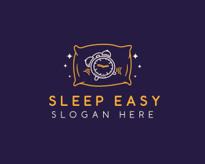 Alarm Clock Pillow logo design