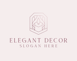 Decor - Candle Home Decor logo design