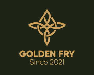 Golden Luxury Oil logo design