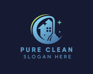 Home Cleaning Plunger logo design