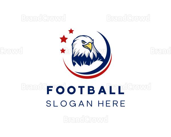 American Bald Eagle Bird Logo