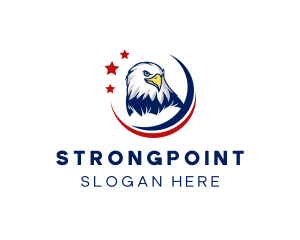 American Bald Eagle Bird Logo