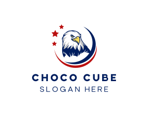 Election - American Bald Eagle Bird logo design