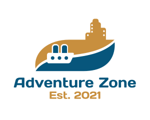 Beachside Ferry Travel logo design