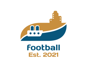 Boat - Beachside Ferry Travel logo design