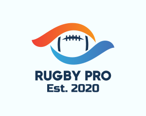 Rugby - American Football League logo design
