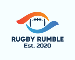 Rugby - American Football League logo design