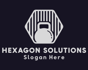 Hexagon - Hexagon Fitness Kettlebell logo design