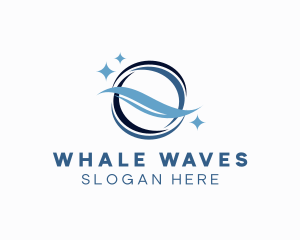 Whirlpool Wave Cleaning logo design