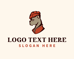 Stylish Bulldog Pet logo design