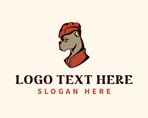 Stylish Bulldog Pet Logo