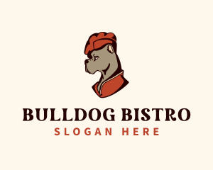 Stylish Bulldog Pet logo design