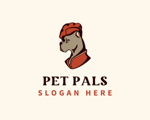 Stylish Bulldog Pet logo design