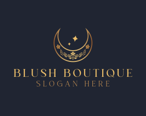 Luxury Moon Jewelry Boutique logo design