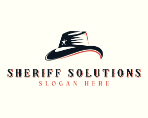 Sheriff Police Hat logo design