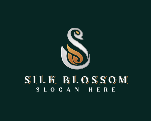 Elegant Swan Letter S logo design