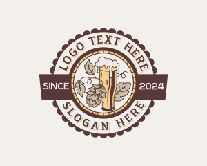 Brewery Beer Bar Logo