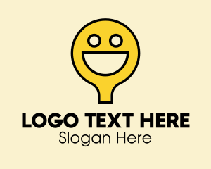 Toy Shop - Happy Face Paddle logo design