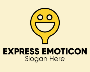 Emoticon - Happy Face Paddle logo design