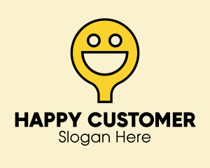 Happy Face Paddle  logo design