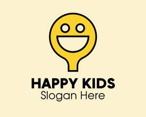 Happy Face Paddle  logo design