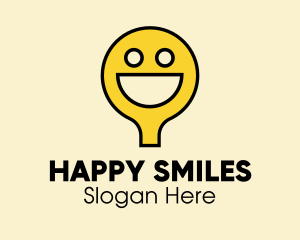 Happy Face Paddle  logo design