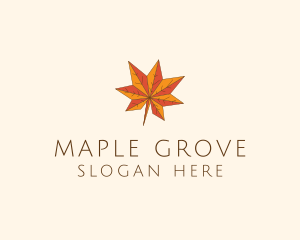 Maple - Maple Autumn Season logo design