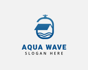 Home Water Service logo design