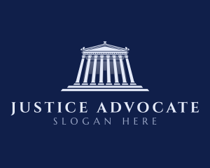 Prosecutor - Roman Temple Architecture logo design