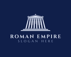 Roman - Roman Temple Architecture logo design