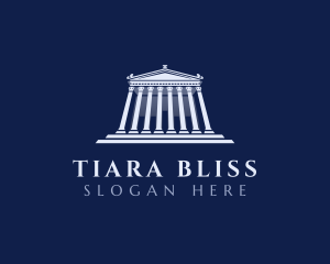 Roman Temple Architecture logo design