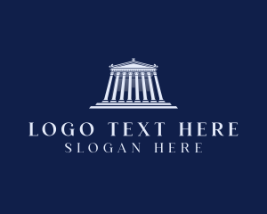 Roman Temple Architecture logo design