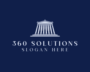 Roman Temple Architecture logo design