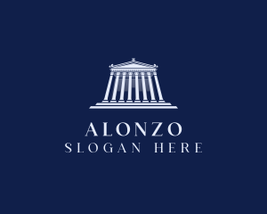 Roman Temple Architecture logo design