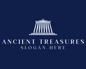 Roman Temple Architecture logo design