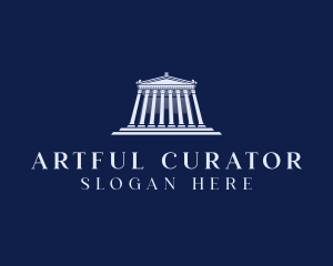 Roman Temple Architecture logo design