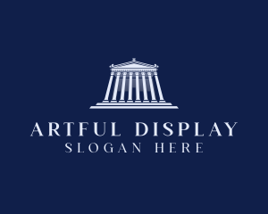 Roman Temple Architecture logo design