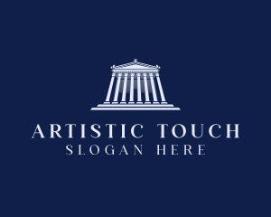 Roman Temple Architecture logo design