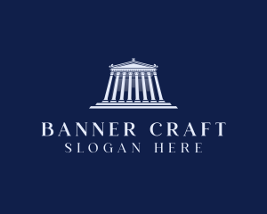 Roman Temple Architecture logo design