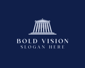 Roman Temple Architecture logo design