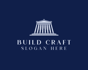 Roman Temple Architecture logo design