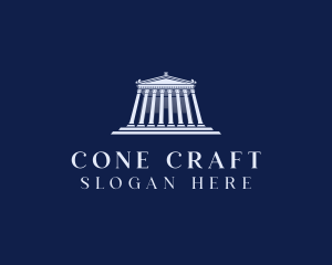 Roman Temple Architecture logo design