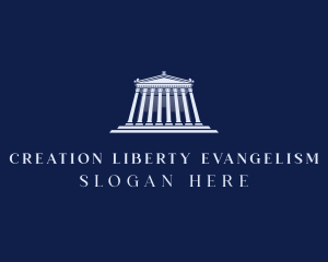 Roman Temple Architecture logo design