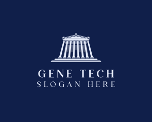 Roman Temple Architecture logo design